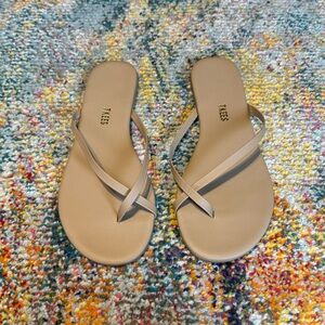 TKEES Riley Sandal size 10 in Cocobutter